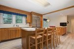 Wonderful snack bar and center island in the kitchen 